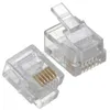 Fiches modulaires RJ12 6P6C pour connecteurs solides 50 pièces H00037 BARD