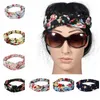 Twist Turban Floral Headband Prints for Women Stretch Hairbands Sport Headbands Yoga Headwrap Bandana Girls Hair Accessories KKA2680