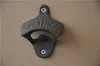 Wall-mounted Opener Beer Bottle Opener Open Here Wall-mounted Opener Cast Iron Bronze Retro Opener Kitchen Bar Tools 100pcs/lots