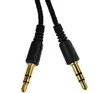 Nouveau tissé universel Long 3 m 5 m 7 m noir 35mm mâle à 35mm mâle audio aux stéréo câble cordon pour haut-parleur mp3 audio access6945448