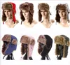 Uomini più calde di Earflap caldo Trapper russo Cappelli del bombardiere impermeabile panno Winter Snow cappello del pattino di inverno delle donne Cap Fashion caldo colorate di alta qualità