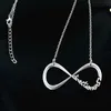 One Direction Necklace Silver Plated Infinity Necklace and Airplane Necklace with Gift Bag