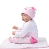 55cm / 22 "Acrylicsoft Simulazione del silicone VITA LIKE corpo in tessuto Reborn Baby Doll Girl / 22NPK6903