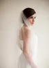 High Quality Bridal Veils With Cut Edge Chapel Length One Layer Tulle White Cheap Hotselling Wedding Bridal Veils #V203