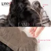 Brazilian Body Wave Lace Frontal Closure Malaysian Indian Peruvian Kambodjanska Virgin Human Hair Stänger Öron Till Ear 13x4 Naturlig Svart Färg