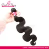 Greatremy® Malaysian Lace Frontal Closure 13x4 Gratis Mellan 3 Del med Body Wave Obehandlat Human Hair Weave Buntar