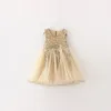 Girls 3 to 8 years Sequined summer dresses, children party/wedding/dance tutu clothes, baby kids boutique clothing, R1ES505DS-44