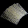 Manikür 3D Gümüş Sticker Manikür Çıkartması Carapace Pet Yilin 81-84 Fototerapi 60 Adet / kağıt Şerit Glod Renk Ücretsiz Kargo