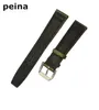 20 21 22mm NEW Black or Green Nylon leather bottom Pin buckle WATCH BAND strap For IWC Watch287K