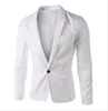 Grossist-2016 ny ankomst Män Kostym Blazer Män Enfärgad Moderiktig Casual Blazer Masculino Enknapps Blazer Suit jacka