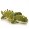 Dorimytrader 45cm recheado macio macio brinquedo de crocodilo verde jacaré bebê boneca frete grátis dy61050