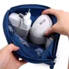 Storage Bags Wholesale- Organizer System Kit Case Portable Bag Digital Gadget Devices USB Cable Earphone Pen Travel Cosmetic Insert1