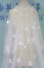 2019 Long Wedding Veils Real Images Tulle Lace Butterfly Appliques Brudtillbehör Två lager Butterfly Bride Veils 9368211
