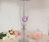 Centres de table de lustre haut de gamme pour mariages, candélabres en cristal sur pied, centres de table de mariage pour tables