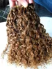 Malaysia Virgin Curly Hair Weaves Queen Hair Products Naturliga svarta Human Hair Extensions 1Bundar En mycket skönhetsväv