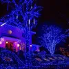 17m Słoneczne światło łańcuchowe 8 Tryby 100 LED Multi-Colors Wodoodporne LED Światła Bożego Narodzenia do Krytych Światła na świeżym powietrzu