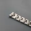 20 mm nieuw zilver geborsteld roestvrijstalen gebogen eindkijkbandband armbanden voor vintage horloge226q