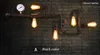 Vintage Industrial Water Pipe Lampa ścienna E27 110-240v Wall Art Sconce Loft Light dla nowoczesnej dekoracji domu