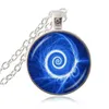 Fibonacci spirale collier coquille tourbillons géométrie sacrée pendentif nombre d'or bijoux fractale charme accessoires cadeau pour elle