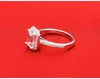 Moda ragazza 925 anelli di nozze d'argento taglio anello di fidanzamento per le donne gioielli da sposa aneis all'ingrosso spedizione gratuita
