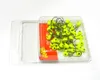 Hengjia hurtownie 80bags kolorowe metalowe przynęty 7g 4 cm haczyk wędkarski Mini ołowiu okrągłe żłobki przynęty haczyki