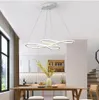 Lámpara colgante Led moderna de doble cara, accesorio de iluminación colgante de aluminio para cocina, comedor, sala de estar, iluminación interior