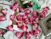 25PCS 실크 나비 난초 웨딩 카 홈 인테리어에 대 한 인공 꽃 머리 난초 배열 Mariage 플로레스 Cymbidium 꽃