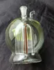 Wholesale free shipping Tatu round glass Hookah / glass bong / glass pipe, within six claw filtered Gift accessories