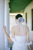New Hight Quality Best Sale Elbow White Ivory Lace Applique veil Bridal Head Pieces For Wedding Dresses