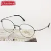 Partihandel-Chashma Nya Titanium Runda glasögon Optiska Vintage Spectacle Frames Retro Prescription Eyewear