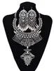 Богемский цыган цыган стиль мода женщин изысканные ювелирные изделия хрустальный цветок нагрудник воротник выписки ожерелье серьги