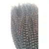 Afro Kinky Curly Bulk Hair 4 Bundles natürliche Farbe brasilianisches menschliches Flechthaar Bulk No Weft 8-28 Zoll FDSHINE