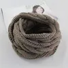 Hot Wholesale Knitted Scarf Snoods Kerchief Scarves women ladies Top High fashion Infinity Scarf muffler Bandanna Wrap Shawls free shipping
