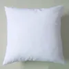 poly plain white DIY Blank Sublimation pillow case pillow cover 150gsm fabric 40cm 50cm square white pillow case for DIY print/paint