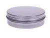 Pot en aluminium pour baume à lèvres, boîte à cosmétiques, émulsion de crème, récipient de crème de maquillage vide rechargeable pour boîtes de crème