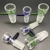 Rauchen Zubehör 14mm 18mm grün blaue männliche Glasschüsseln dicke bunte Bong-Rohr-Tube-Sitz-Öl-Rigs