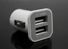Wholesale - USAMS 3.1A Dual USB Port Mini Car Charger 5V 3100mah 2 Ports Chargers Adapter For IPhone 7 6 5 HTC Samsung S7 S6 S7 NOTE 4 5 7