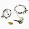 Dispositivo de castidade masculina Men Bird Lock Metal Belt Crome CAGE CAGA S732 #R172