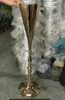 70cm high New!gold wedding table flower stands/flower vase for wedding table centerpieces