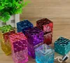 Water Cube Large capacity glass alcohol lamp , Wholesale Glass bongs Oil Burner Glass Pipes Water Pipe Oil Rigs Smoking Free Shipping