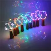 2M 20LED Lampe Kork Geformte Flasche Stopper Licht Glas Wein 1M LED Kupfer Draht Lichterketten Für Weihnachten party Hochzeit Halloween