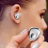 Novo Mini6 Sem Fio Bluetooth Bluetooth Fashion's Fashional Mini Invisíveis Handsfree Headset Fones de ouvido com microfone cancelamento de ruído para celular