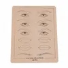 Wholesale-Top Quality Permanent Makeup Eyebrow lips Tattoo Practice Skin Training Skin Set For Beginners free ship