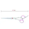 Cheapest VS 6.0Inch Cutting Scissors and Thinning Scissors Kits,Human Hair Shears with Red Rhinestone for Salon or Home Used LZS0118
