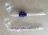 Nouveau crâne fumer Pipe brûleur à mazout tuyaux en verre 15 cm longueur poignée tuyaux courbés Mini belle pipe pas cher fumer pipe