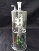 Bongs de vidrio de jacinto de vela clásicos - pipa de vidrio para fumar narguile Gongs de vidrio - plataformas petrolíferas bongs de vidrio pipa de vidrio para fumar narguile - vap- vaporiz