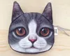 4 kattstilar Kids Purses Plush Animal Purse Kvinnor Hand Wag Clutch Bag Coins Påsar Plånböcker
