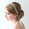 Europäischen Luxus Kristall Chaton Braut Haarband Hochzeit Haar Kopfschmuck Band Strass Haarband