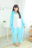 Fleece Anime Fairy Tail Happy Cat Onesie Children Cartoon party Cosplay Costume women Pajamas adult Blue Happy Cat Onesies jumpsuit Hooded