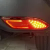 Car LED Brake Lights + LED light Guide Night Driving Light Case for HONDA VEZEL HRV HR-V, LED Rear Bumper Fog Lamp, 1 set /lot